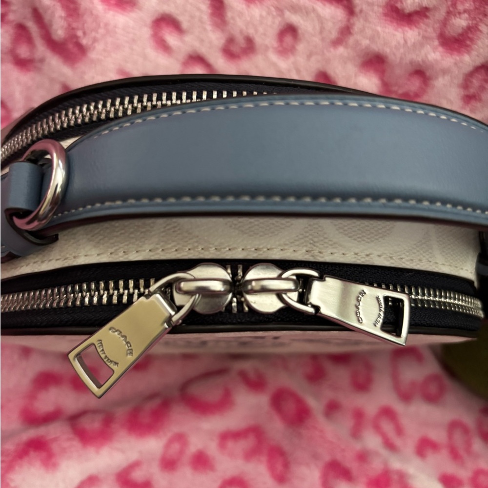 Coach Canteen Crossbody in Signature Canvas with Varsity Motif - Picture 10 of 10